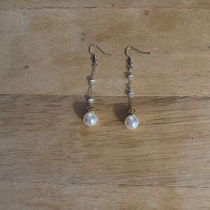 Elegant Pearl Drop Earrings